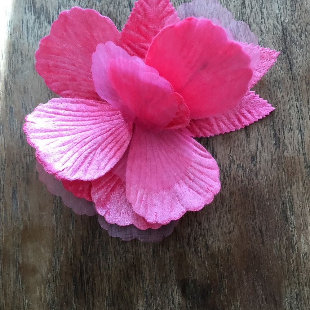 Vibrant Pink Petal Hair Accessory